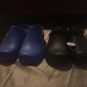 3 brand new pairs of nursing clogs